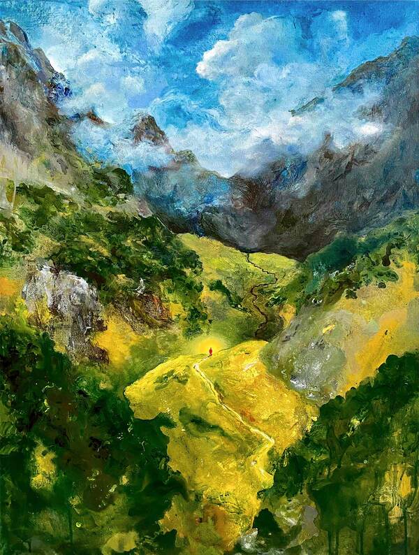 On the right path /
2025 / Akryyli kankaalle / 60 x 80 cm
